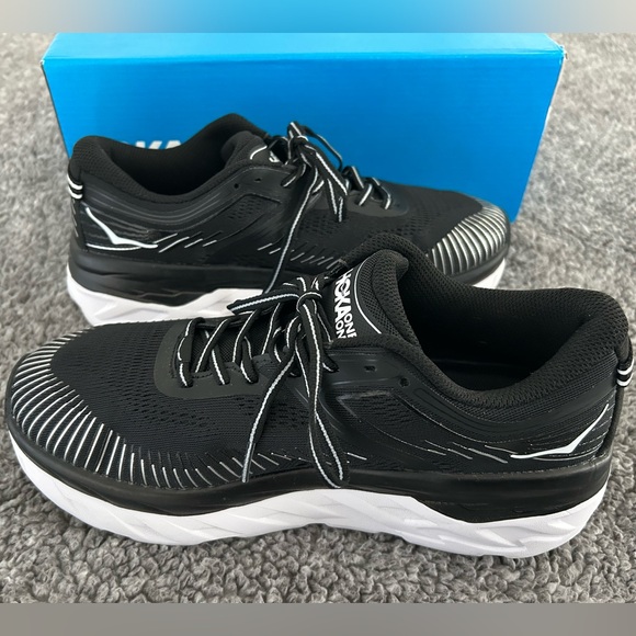 NEW Hoka One One Black Athletic Shoes - Picture 3 of 6